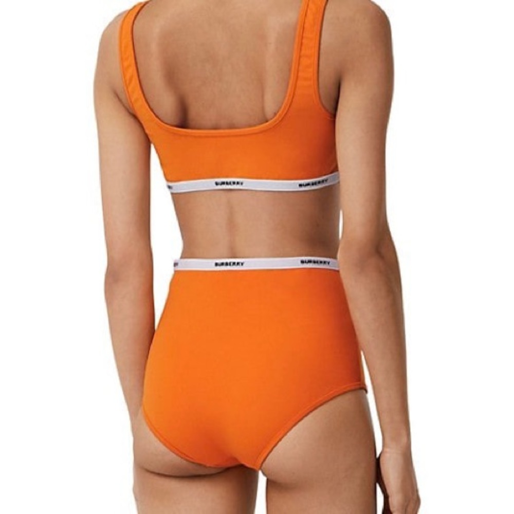 Burberry Tarnie Logo-Tape Two-Piece Swimsuit